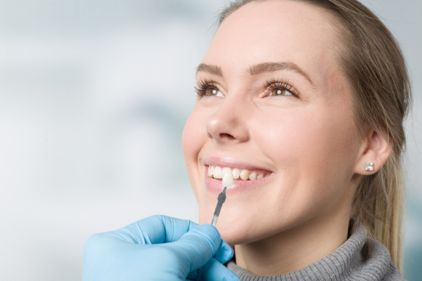 Woman Getting Dental Veneers